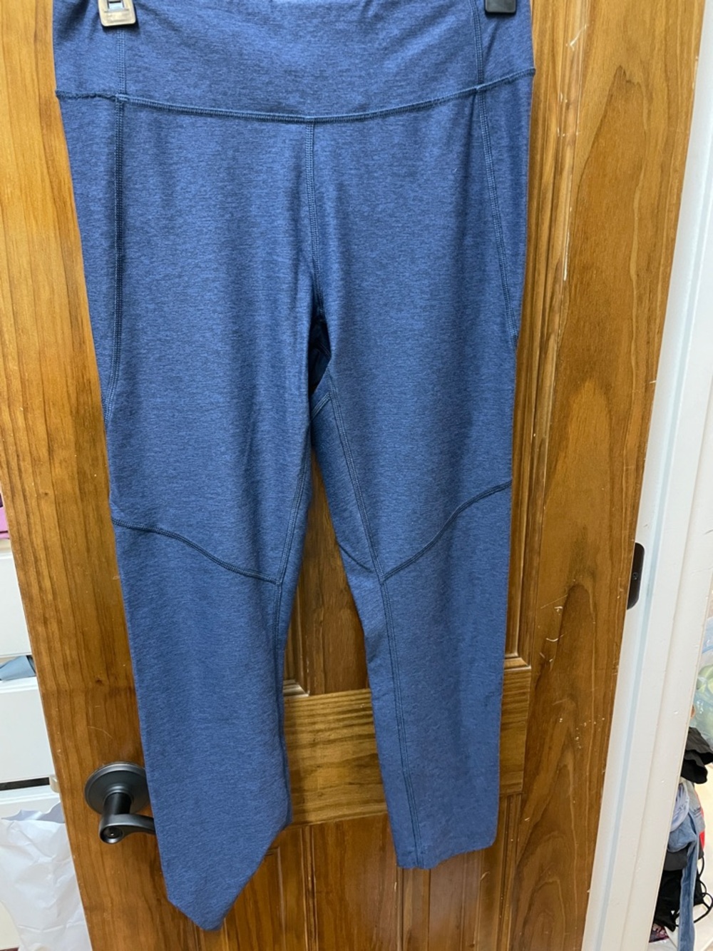 Outdoor Voices Blue Heathered Leggings